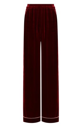Женские бархатные брюки DOLCE & GABBANA бордового цвета по цене 94800 руб., арт. FTAMPT/FUVKQ | Фото 1 Женские бархатные брюки DOLCE & GABBANA бордового цвета, арт. FTAMPT/FUVKQ | Фото 1