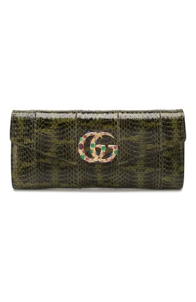 Женский клатч broadway GUCCI зеленого цвета по цене 108800 руб., арт. 602800/LS6HG | Фото 1 Женский клатч broadway GUCCI зеленого цвета, арт. 602800/LS6HG | Фото 1