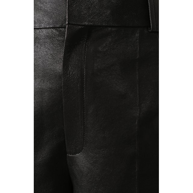 Кожаные шорты Yves Saint Laurent 10893785