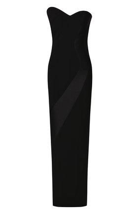 Женское платье-макси BRANDON MAXWELL черного цвета по цене 227000 руб., арт. GN145PS20 | Фото 1 Женское платье-макси BRANDON MAXWELL черного цвета, арт. GN145PS20 | Фото 1
