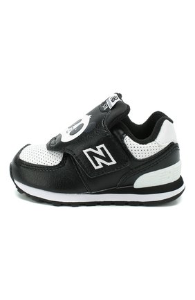 Детские кроссовки 574 NEW BALANCE черно-белого цвета по цене 5170 руб., арт. IV574MCK/M | Фото 2 Детские кроссовки 574 NEW BALANCE черно-белого цвета, арт. IV574MCK/M | Фото 2