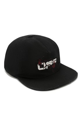Мужской хлопковая бейсболка OFF-WHITE черного цвета по цене 16200 руб., арт. 0MLB022S20G810011001 | Фото 1 Мужской хлопковая бейсболка OFF-WHITE черного цвета, арт. 0MLB022S20G810011001 | Фото 1