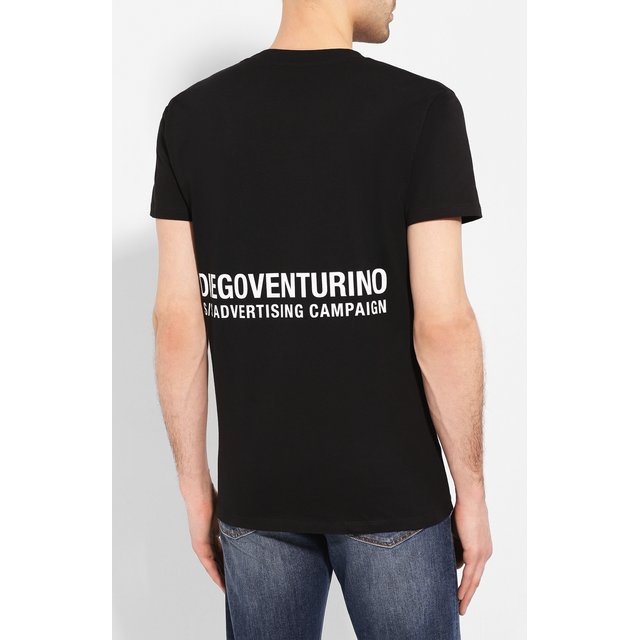 фото Хлопковая футболка diego venturino
