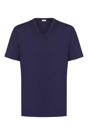 Мужские хлопковая футболка ZIMMERLI темно-синего цвета по цене 7595 руб., арт. 249-95301 | Фото 1 Мужские хлопковая футболка ZIMMERLI темно-синего цвета, арт. 249-95301 | Фото 1