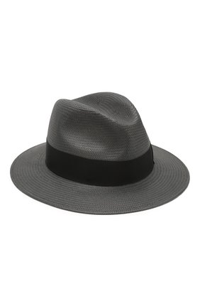 Мужская шляпа DOLCE & GABBANA серого цвета, арт. GH640A/G3UAJ | Фото 2 (Материал: Растительное волокно)