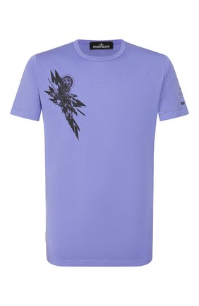 Мужская хлопковая футболка STONE ISLAND SHADOW PROJECT сиреневого цвета по цене 13350 руб., арт. 721920110 | Фото 1 Мужская хлопковая футболка STONE ISLAND SHADOW PROJECT сиреневого цвета, арт. 721920110 | Фото 1