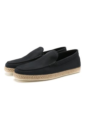 Мужские кожаные эспадрильи TOD’S темно-синего цвета по цене 29950 руб., арт. XXM66B0BM406RN | Фото 1 Мужские кожаные эспадрильи TOD’S темно-синего цвета, арт. XXM66B0BM406RN | Фото 1
