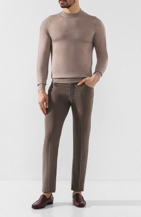 Мужские кожаные лоферы KITON бордового цвета по цене 87250 руб., арт. USSCIR0N00648 | Фото 2 Мужские кожаные лоферы KITON бордового цвета, арт. USSCIR0N00648 | Фото 2