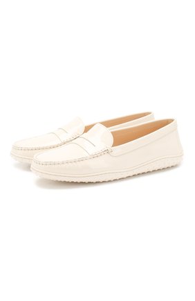 Женские кожаные мокасины TOD’S белого цвета по цене 29950 руб., арт. XXW29C000100W0 | Фото 1 Женские кожаные мокасины TOD’S белого цвета, арт. XXW29C000100W0 | Фото 1