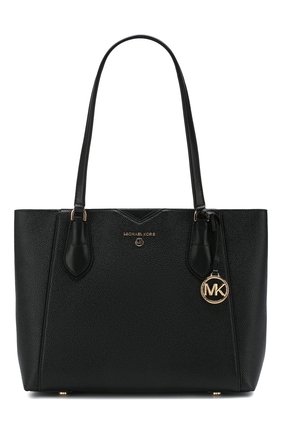 Женская сумка-тоут mae medium MICHAEL MICHAEL KORS черного цвета по цене 31000 руб., арт. 30H9GM5T2L | Фото 1 Женская сумка-тоут mae medium MICHAEL MICHAEL KORS черного цвета, арт. 30H9GM5T2L | Фото 1