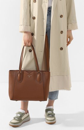 Женская сумка-тоут mae medium MICHAEL MICHAEL KORS светло-коричневого цвета по цене 31000 руб., арт. 30H9GM5T2L | Фото 2 Женская сумка-тоут mae medium MICHAEL MICHAEL KORS светло-коричневого цвета, арт. 30H9GM5T2L | Фото 2