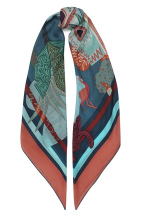 Женский кашемировый платок oasis LORO PIANA голубого цвета по цене 107000 руб., арт. FAI9830 | Фото 1 Женский кашемировый платок oasis LORO PIANA голубого цвета, арт. FAI9830 | Фото 1