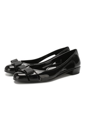 Женские балетки SALVATORE FERRAGAMO черного цвета по цене 19350 руб., арт. Z-07263631C | Фото 1 Женские балетки SALVATORE FERRAGAMO черного цвета, арт. Z-07263631C | Фото 1
