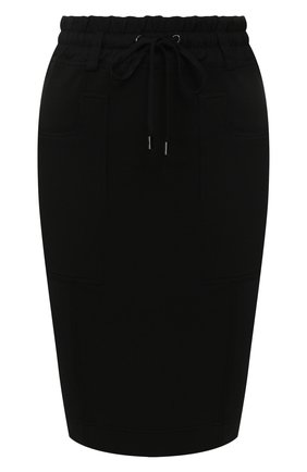 Женская юбка из смеси шелка и хлопка TOM FORD черного цвета, арт. GCJ258-FAX468 | Фото 1 (Длина Ж (юбки, платья, шорты): До колена; Материал внешний: Шелк; Женское Кросс-КТ: Юбка-карандаш, Юбка-одежда; Материал подклада: Хлопок; Региональные ограничения белый список (Axapta Mercury): RU)