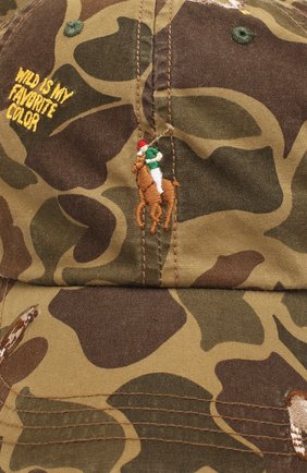 Мужской хлопковая бейсболка POLO RALPH LAUREN хаки цвета по цене 4795 руб., арт. 710791128 | Фото 3 Мужской хлопковая бейсболка POLO RALPH LAUREN хаки цвета, арт. 710791128 | Фото 3