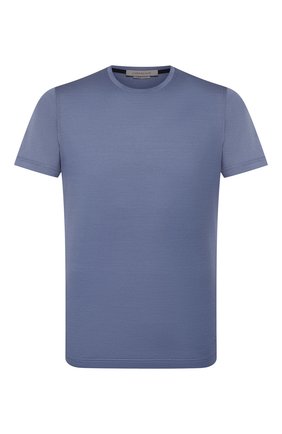 Мужская хлопковая футболка CORNELIANI голубого цвета по цене 17150 руб., арт. 00G500-0025000/00 | Фото 1 Мужская хлопковая футболка CORNELIANI голубого цвета, арт. 00G500-0025000/00 | Фото 1