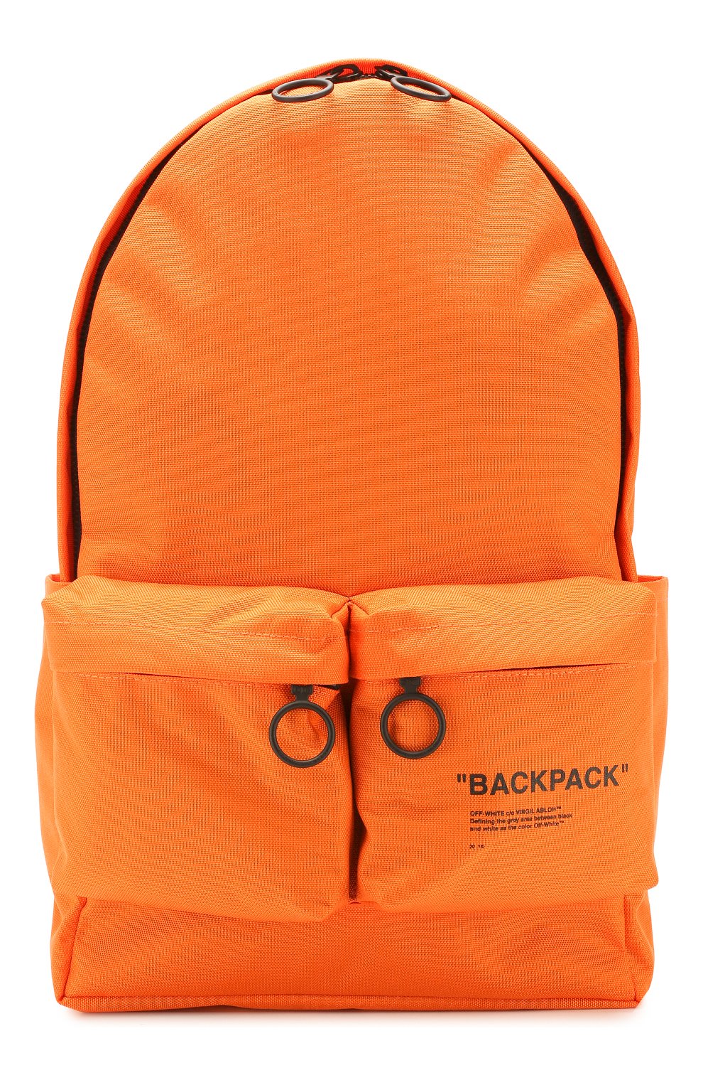 Мужской текстильный рюкзак OFF-WHITE оранжевого цвета, арт. 0MNB003R205210381910 | Фото 1