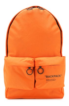 Мужской текстильный рюкзак OFF-WHITE оранжевого цвета по цене 29450 руб., арт. 0MNB003R205210381910 | Фото 1 Мужской текстильный рюкзак OFF-WHITE оранжевого цвета, арт. 0MNB003R205210381910 | Фото 1
