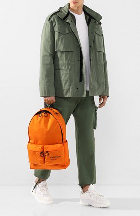Мужской текстильный рюкзак OFF-WHITE оранжевого цвета по цене 29450 руб., арт. 0MNB003R205210381910 | Фото 2 Мужской текстильный рюкзак OFF-WHITE оранжевого цвета, арт. 0MNB003R205210381910 | Фото 2