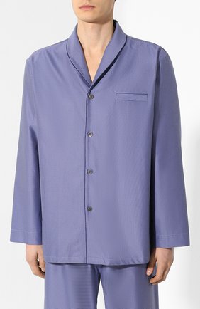 Мужская хлопковая пижама ZIMMERLI темно-синего цвета по цене 25150 руб., арт. 4753-75012 | Фото 2 Мужская хлопковая пижама ZIMMERLI темно-синего цвета, арт. 4753-75012 | Фото 2