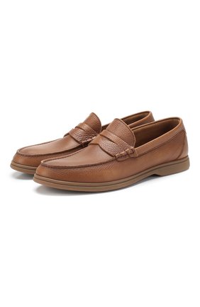 Мужские кожаные пенни-лоферы BRUNELLO CUCINELLI коричневого цвета по цене 58700 руб., арт. MZUT0GB946 | Фото 1 Мужские кожаные пенни-лоферы BRUNELLO CUCINELLI коричневого цвета, арт. MZUT0GB946 | Фото 1