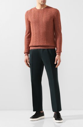 Мужские кожаные кеды SANTONI черного цвета по цене 35900 руб., арт. MBCN20440BARCMIFN01 | Фото 2 Мужские кожаные кеды SANTONI черного цвета, арт. MBCN20440BARCMIFN01 | Фото 2
