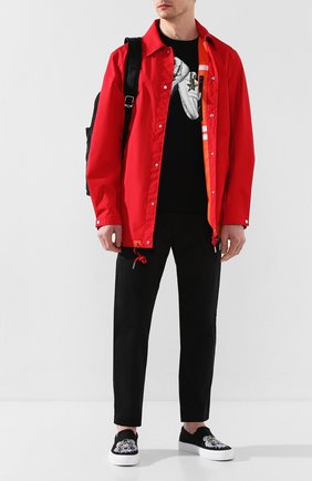 Мужские текстильные слипоны KENZO черного цвета по цене 17350 руб., арт. F965SN200F70 | Фото 2 Мужские текстильные слипоны KENZO черного цвета, арт. F965SN200F70 | Фото 2