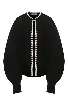 Женский шерстяной кардиган ALEXANDER WANG черного цвета по цене 76500 руб., арт. 1KC1201075 | Фото 1 Женский шерстяной кардиган ALEXANDER WANG черного цвета, арт. 1KC1201075 | Фото 1