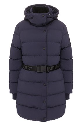 Женский пуховик BURBERRY темно-синего цвета по цене 100000 руб., арт. 8025750 | Фото 1 Женский пуховик BURBERRY темно-синего цвета, арт. 8025750 | Фото 1