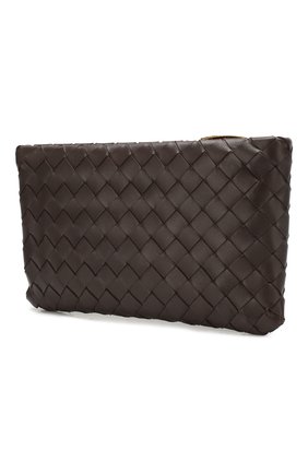 Женские кожаный футляр для документов BOTTEGA VENETA темно-коричневого цвета по цене 64800 руб., арт. 608230/VCPP2 | Фото 2 Женские кожаный футляр для документов BOTTEGA VENETA темно-коричневого цвета, арт. 608230/VCPP2 | Фото 2