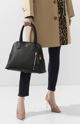 Женская сумка alix medium TOM FORD черного цвета по цене 175000 руб., арт. L1280T-LBU001 | Фото 2 Женская сумка alix medium TOM FORD черного цвета, арт. L1280T-LBU001 | Фото 2