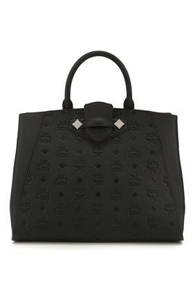 Женская сумка-тоут essential medium MCM черного цвета по цене 68000 руб., арт. MWT ASSE16 | Фото 1 Женская сумка-тоут essential medium MCM черного цвета, арт. MWT ASSE16 | Фото 1