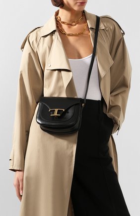 Женская сумка t singola TOD’S черного цвета по цене 121500 руб., арт. XBWTSIC0000R0R | Фото 2 Женская сумка t singola TOD’S черного цвета, арт. XBWTSIC0000R0R | Фото 2