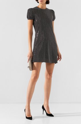 Женская замшевые туфли lexi SAINT LAURENT черного цвета по цене 42200 руб., арт. 603912/C2000 | Фото 2 Женская замшевые туфли lexi SAINT LAURENT черного цвета, арт. 603912/C2000 | Фото 2