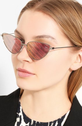 Мужские солнцезащитные очки BALENCIAGA темно-серого цвета по цене 23300 руб., арт. 609375/T0005 | Фото 2 Мужские солнцезащитные очки BALENCIAGA темно-серого цвета, арт. 609375/T0005 | Фото 2