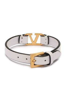 Женская кожаный браслет valentino garavani VALENTINO белого цвета по цене 12350 руб., арт. TW0J0C44/ZXL | Фото 2 Женская кожаный браслет valentino garavani VALENTINO белого цвета, арт. TW0J0C44/ZXL | Фото 2
