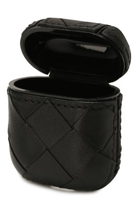 Кожаный чехол для airpods BOTTEGA VENETA черного цвета по цене 35800 руб., арт. 612042/VCPP0 | Фото 3 Кожаный чехол для airpods BOTTEGA VENETA черного цвета, арт. 612042/VCPP0 | Фото 3 (Материал: Натуральная кожа; Региональные ограничения белый список (Axapta Mercury): RU; Женское Кросс-КТ: Кожа AirPods)
