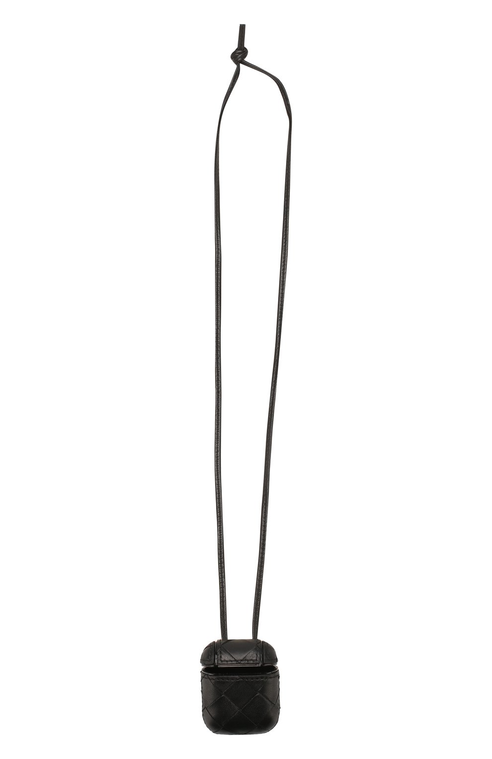Кожаный чехол для airpods BOTTEGA VENETA черного цвета, арт. 612042/VCPP0 | Фото 4 (Материал: Натуральная кожа; Региональные ограничения белый список (Axapta Mercury): RU; Женское Кросс-КТ: Кожа AirPods)
