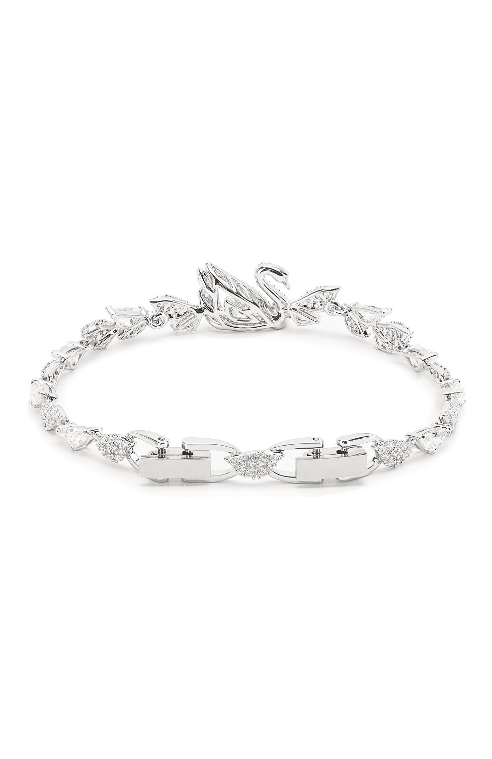 Женский браслет dancing swan SWAROVSKI серебряного цвета по цене 14890 руб., арт. 5536767 | Фото 2 Женский браслет dancing swan SWAROVSKI серебряного цвета, арт. 5536767 | Фото 2