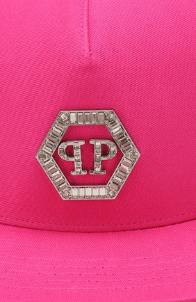 Детская бейсболка PHILIPP PLEIN фуксия цвета по цене 15855 руб., арт. S20A GAC0079 PTE003N | Фото 3 Детская бейсболка PHILIPP PLEIN фуксия цвета, арт. S20A GAC0079 PTE003N | Фото 3