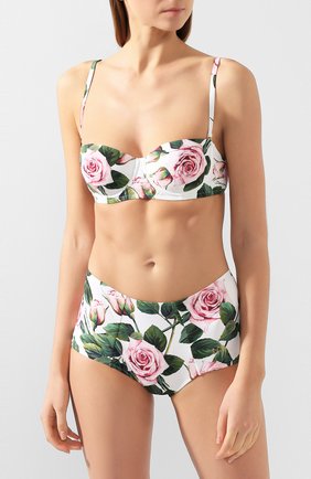 Женский бра-бандо DOLCE & GABBANA белого цвета по цене 25250 руб., арт. 01A16J/FSGR0 | Фото 2 Женский бра-бандо DOLCE & GABBANA белого цвета, арт. 01A16J/FSGR0 | Фото 2