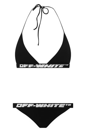 Женский раздельный купальник OFF-WHITE черного цвета по цене 27000 руб., арт. 0WFA018R207650681000 | Фото 1 Женский раздельный купальник OFF-WHITE черного цвета, арт. 0WFA018R207650681000 | Фото 1