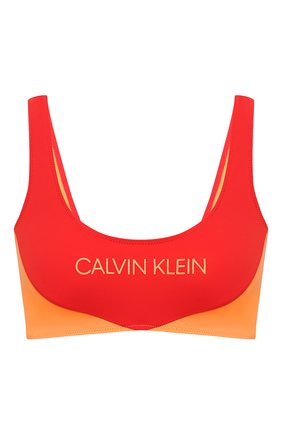 Женский бра-бандо CALVIN KLEIN красного цвета по цене 6825 руб., арт. KW0KW00839 | Фото 1 Женский бра-бандо CALVIN KLEIN красного цвета, арт. KW0KW00839 | Фото 1