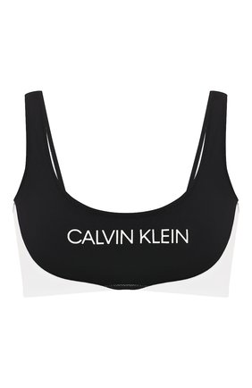 Женский бра-бандо CALVIN KLEIN черного цвета по цене 6825 руб., арт. KW0KW00839 | Фото 1 Женский бра-бандо CALVIN KLEIN черного цвета, арт. KW0KW00839 | Фото 1