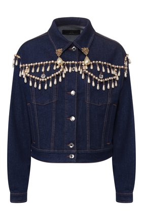 Женская джинсовая куртка DOLCE & GABBANA синего цвета по цене 242000 руб., арт. F9H05Z/G899U | Фото 1 Женская джинсовая куртка DOLCE & GABBANA синего цвета, арт. F9H05Z/G899U | Фото 1