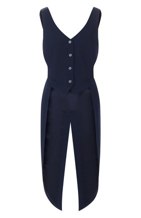 Женский шерстяной жилет RALPH LAUREN темно-синего цвета по цене 136500 руб., арт. 290797883 | Фото 1 Женский шерстяной жилет RALPH LAUREN темно-синего цвета, арт. 290797883 | Фото 1