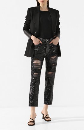 Женские джинсы FRAME DENIM серого цвета по цене 36050 руб., арт. SQJN252 | Фото 2 Женские джинсы FRAME DENIM серого цвета, арт. SQJN252 | Фото 2