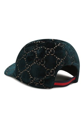 Детская бейсболка GUCCI синего цвета по цене 36350 руб., арт. 481757/4HH09 | Фото 2 Детская бейсболка GUCCI синего цвета, арт. 481757/4HH09 | Фото 2 (Материал: Текстиль, Вискоза, Синтетический материал; Региональные ограничения белый список (Axapta Mercury): RU)