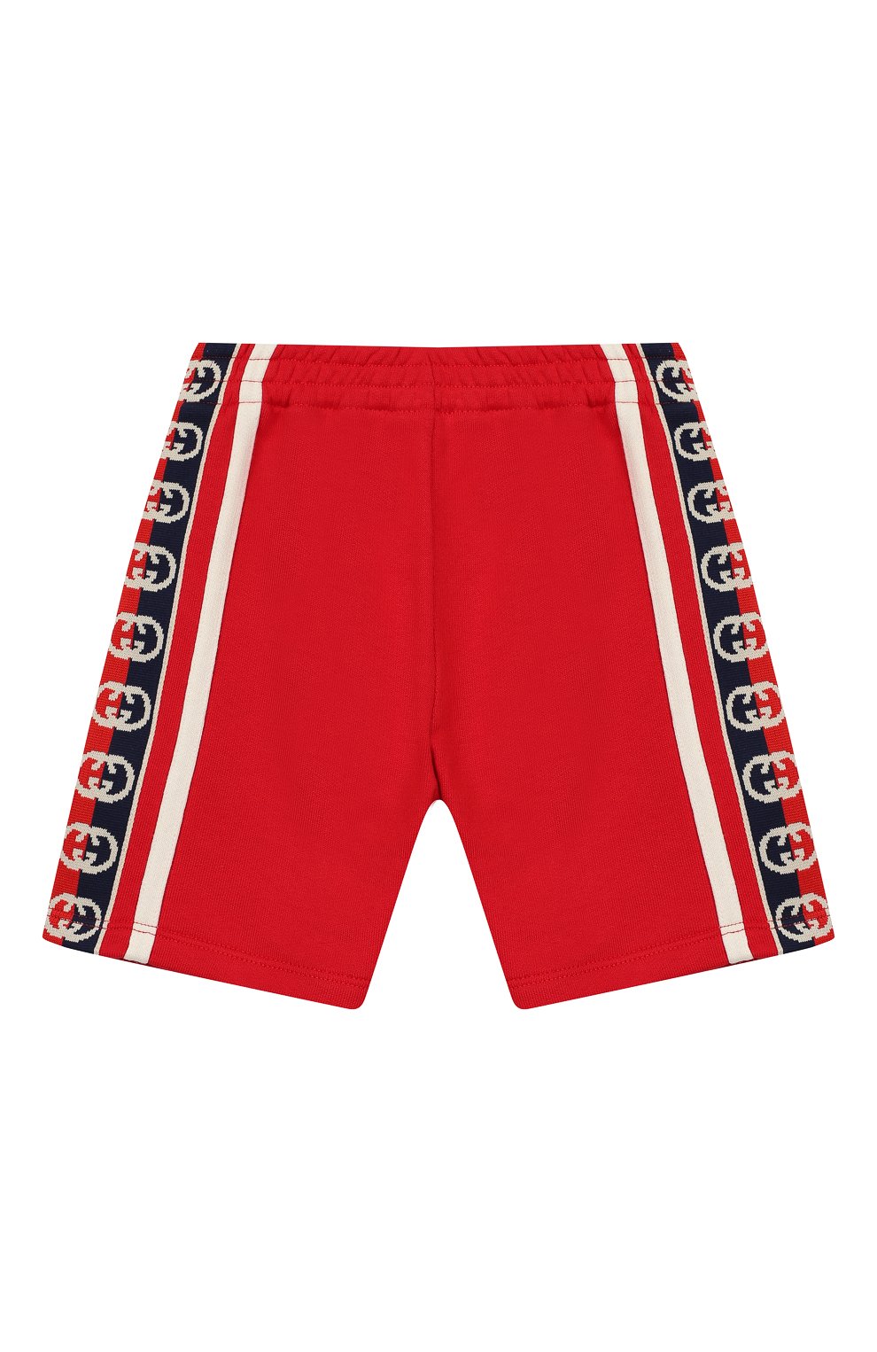 Детские хлопковые шорты GUCCI красного цвета, арт. 600053/XJB4G | Фото 1
