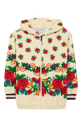 Детский хлопковая толстовка GUCCI разноцветного цвета по цене 27350 руб., арт. 604339/XJB87 | Фото 1 Детский хлопковая толстовка GUCCI разноцветного цвета, арт. 604339/XJB87 | Фото 1